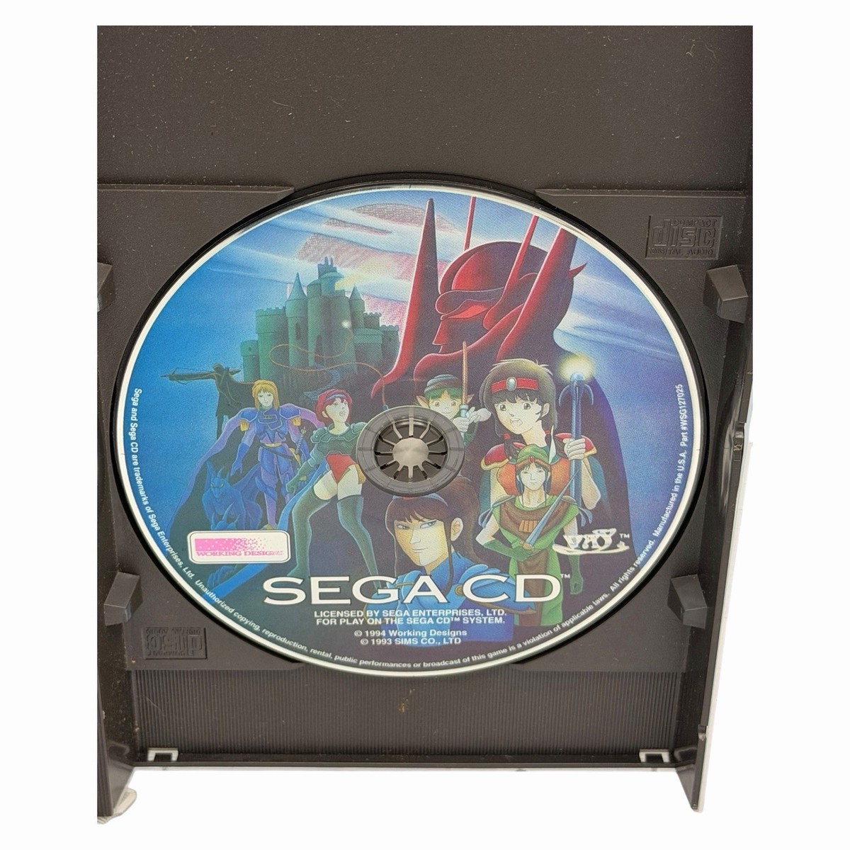 Vay (Sega CD, 1994) CIB Complete w Manual + Map + Registration