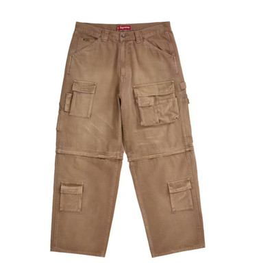 Supreme Zip-Off Utility Pant - Tan - Size 34 - SS26