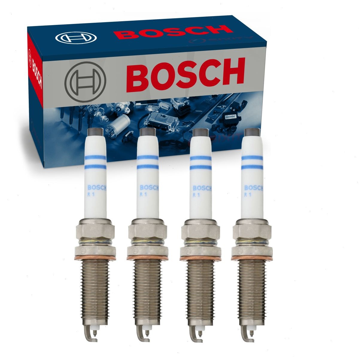 4 pc Bosch EVO Spark Plugs for 2015-2020 Mercedes-Benz GLA250 2.0L L4 md