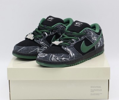 Nike SB Dunk Low Pro x There Skateboards  Anthracite / Gorge Green , EUR 44 NEU