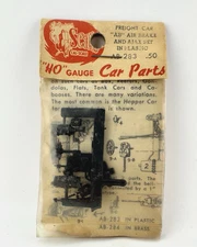 Cal-Scale AB 283 HO Scale Plastic Air Brake & Ajax Set