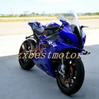 Glossy Dark Blue Pattern Fairing kit w/Tank Cover For BMW S1000RR 2023-2024