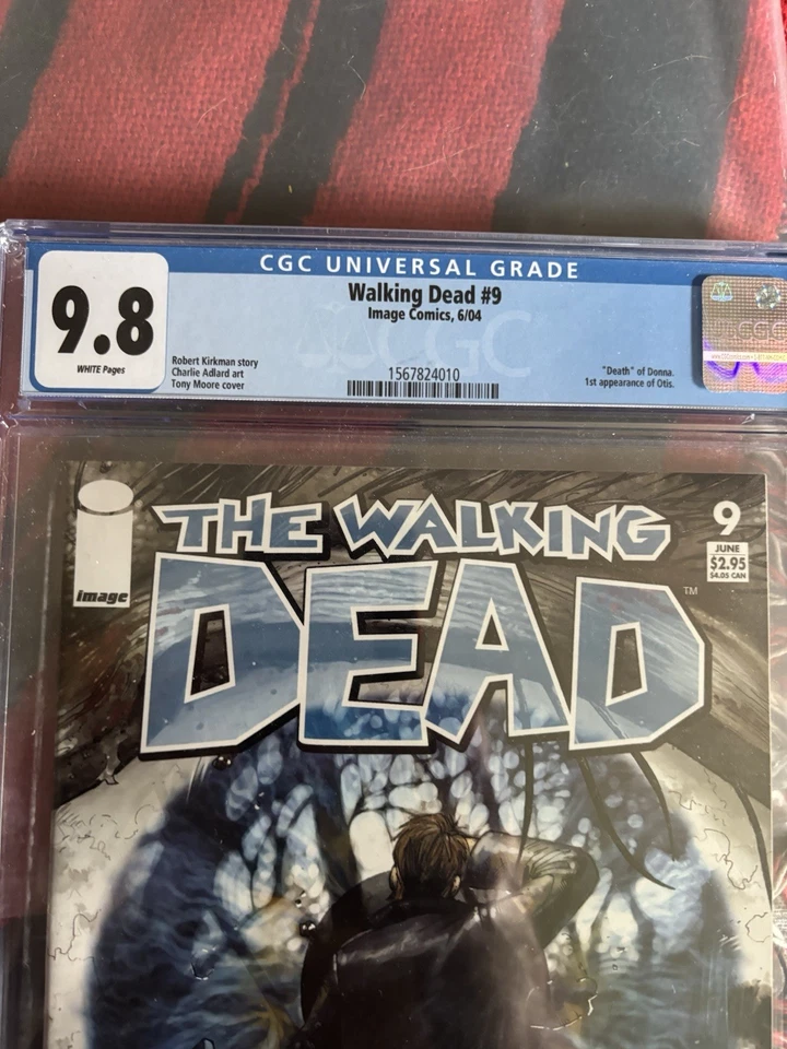 Walking Dead #9 CGC 9.8 First Print 1st App Otis Death Of Donna Kirkman Adlard - Image 2 of 2