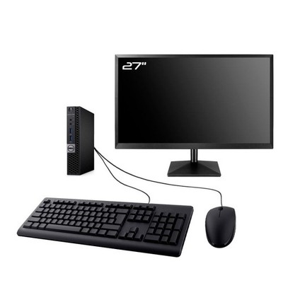PC Dell Optiplex 5050 Micro Bildschirm 27 '' Intel I7-6700T RAM 32Go SSD 960Go