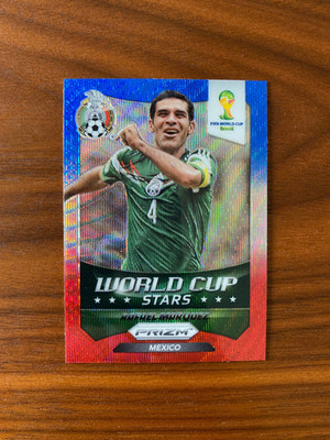 Rafael Marquez 2014 Panini Prizm World Cup Stars Red Blue Prizm Mexico WM26