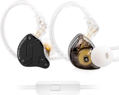 KZ ZS10 Pro X In-Ear Earphones, Upgraded 4BA 1DD with Mic, Audiophile Quality