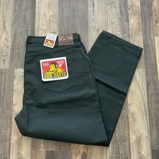 Ben Davis 615 Pants Vintage DEAD STOCK Green olive 50/50 Blend Men W44 L30