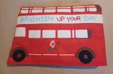 Cath Kidston Red Bus Teapot Cosy Felt & Cotton Brighten Up Your Day With CK Rare
