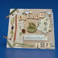 Family Photo Album Nostalgic Scrapbook Theme 10  X 9  