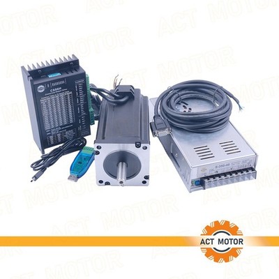 1 Axis Kit Nema34 Closed Loop StepperMotor 6A 12Nm & Treiber CS86H & 48VNetzteil