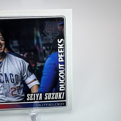 2026 Topps Celebration Seiya Suzuki #217 Dugout Peeks SP Cubs 1