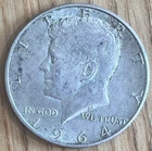 1964 - D Kennedy Half Dollar - 90% Silver Denver Mint A