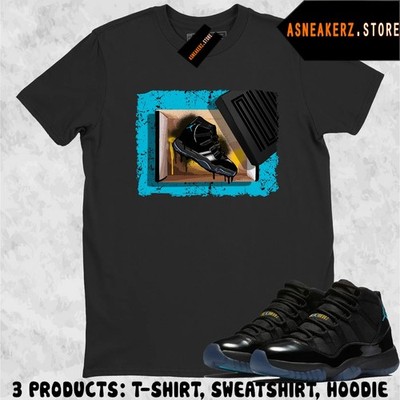 Shirt To Match AJ 11 Gamma Blue 2025 Sneaker Matching Tee New Kicks 11s T-Shirt