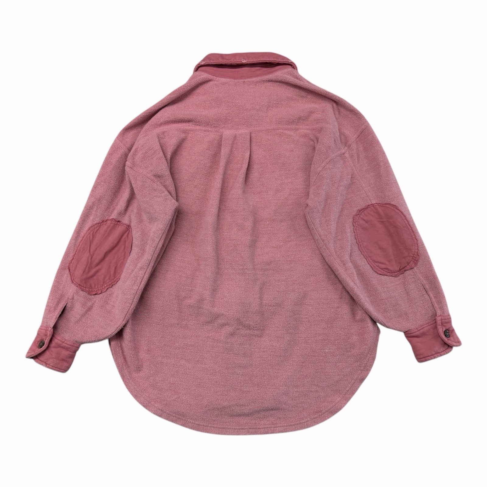 Free People Oversized Ruby Shacket Jacket Pink Bu… - image 2