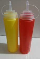 Sauce Bottles 24oz Pack of 2 Squeeze Bottles