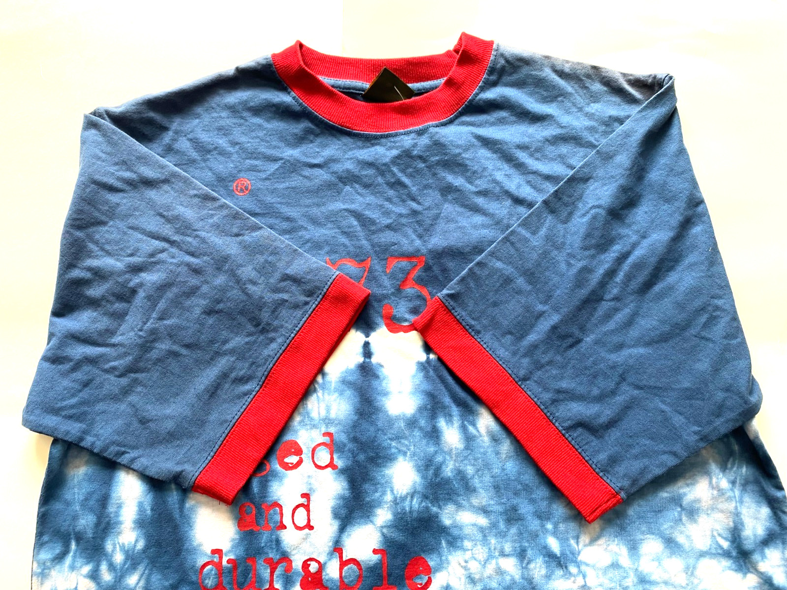 Timberland RARE Vintage Tie Dye Tree Logo Ringer Graphic T Shirt Top size XL nwt image 9