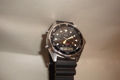 Casio Quartz AMW-320R Arnie wristwatch marine  works rubber band