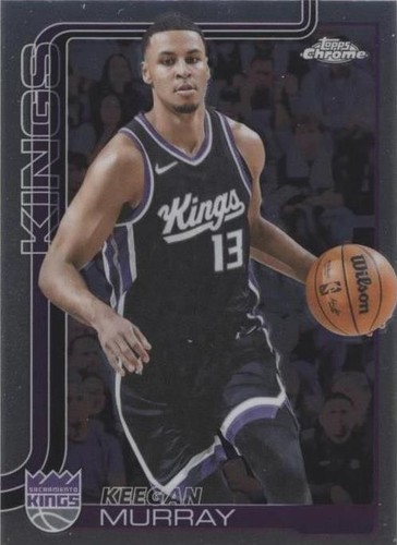 2025-26 Topps Chrome Basketball Keegan Murray Refractor Silver
