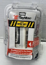 TayMac Weatherproof In- Use Cover With Hubbell WR 15A Self Tested GFCI