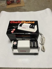 Chef’s Choice Diamond Hone Sharpener 110, Professional Heavy Duty, box, manual