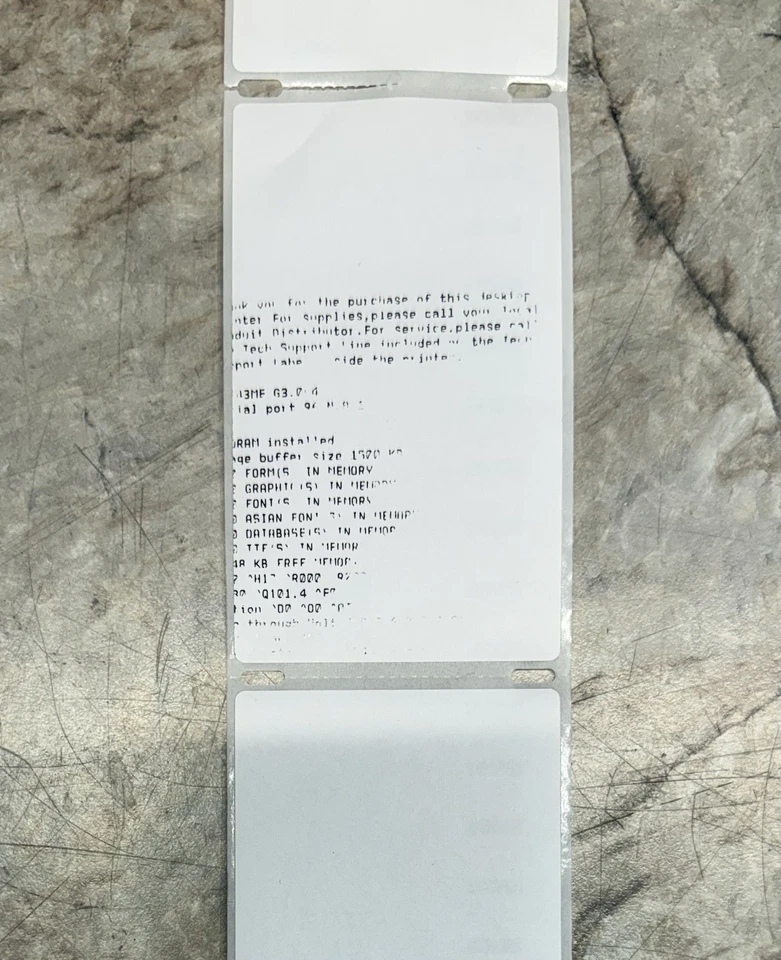 Panduit TDP43ME Thermal Transfer Label Printer with Adapter - Powers On - Read - Image 3 of 4