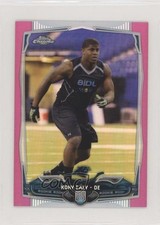 2014 Topps Chrome Mini BCA Pink Refractor 18/25 Kony Ealy #140 5c9