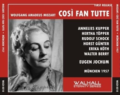 Mozart  Annelies Kupper; Topper; Rudolf Schock Cosi Fan Tutte (Jochum, Kup (CD)