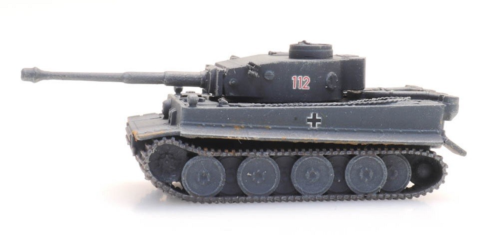 Artitec 6160093 - 1/160 / N Tiger I Gray Railroad Transport - New