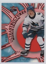 2025 Upper Deck Fleer Ultra Ultrastructures Red 40/99 Macklin Celebrini #SR3of25