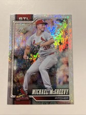 MICHAEL McGREEVY SANDGLITTER 2026 TOPPS SERIES 1 ST. LOUIS CARDINALS 161 ⚾️ 🔥