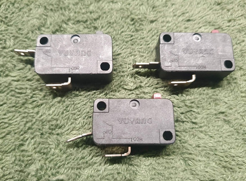 3 x Mikrowelle Mikroschalter Schalter Elektronisches Gerät Tür Teile Teil