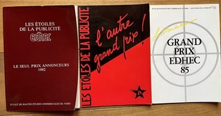 edhec etoiles de la publicité 1982 1984 1985
