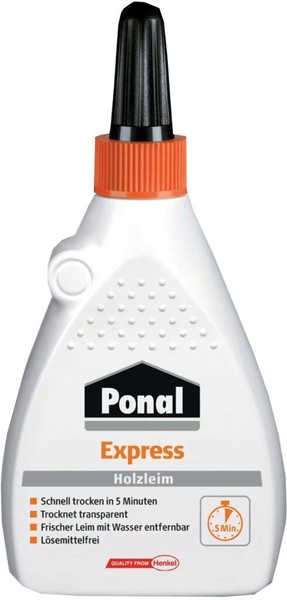 Ponal Express Holzleim, LöSemittelfrei, 120 G Flasche 1 Bis 24 Stk Spare 61%-image
