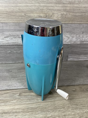 Vintage Retro Dazey Iceromic Ice Crusher Blue