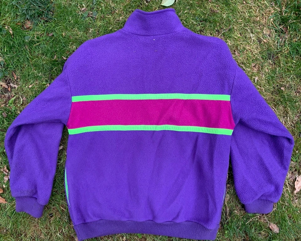 Chaqueta polar vintage años 90 Steamboat Colorado 1/4 cremallera retro esquí para hombre talla grande Foto 4 de 4