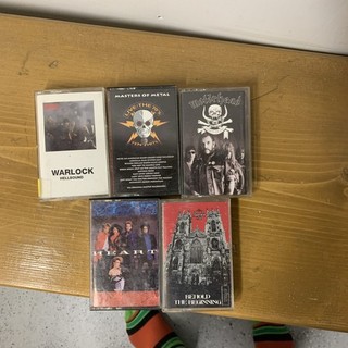 Random Heavy Metal Cassette Tape Lot