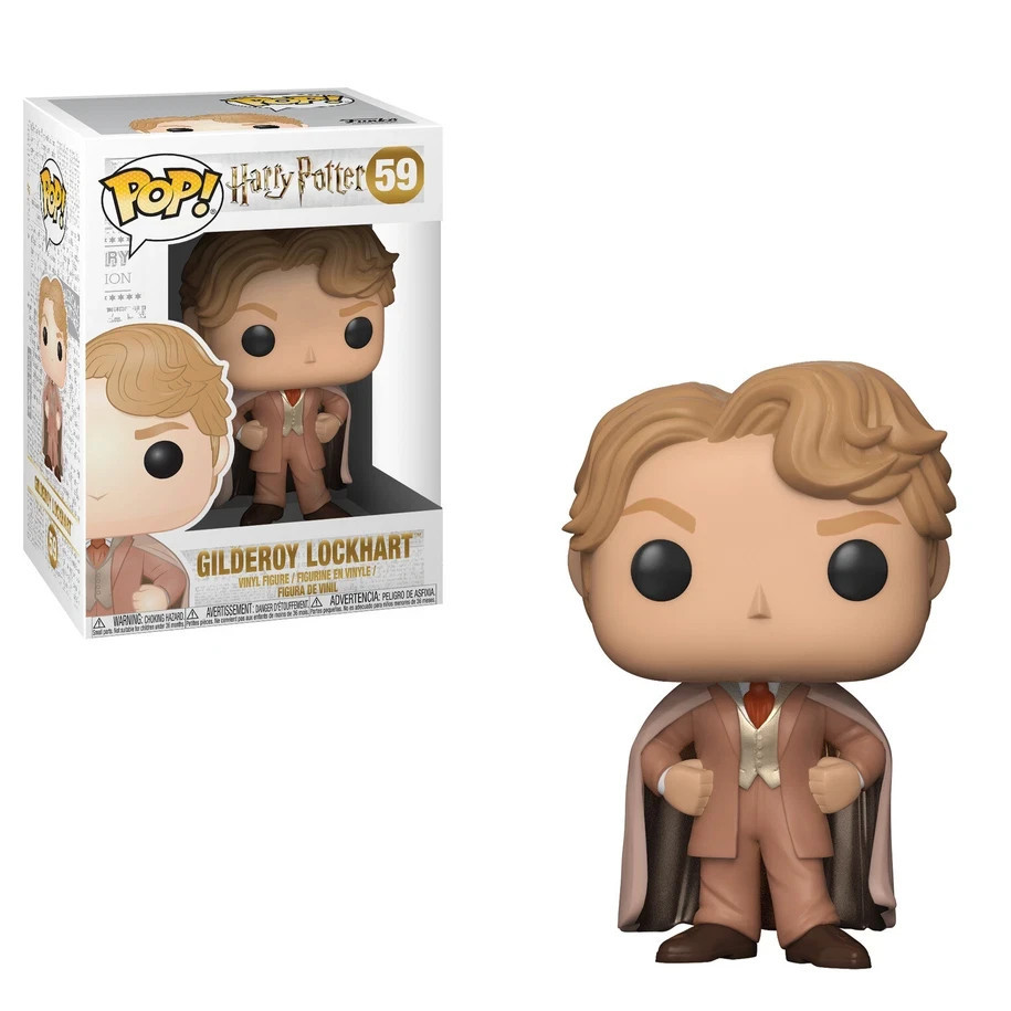 Funko Pop! Harry Potter Gildreroy Lockhart 59 Vinyl 4&Quot; Figure In Box Vaulted