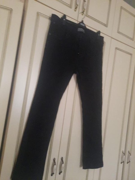Men French Connection Jeans Black Denim 40