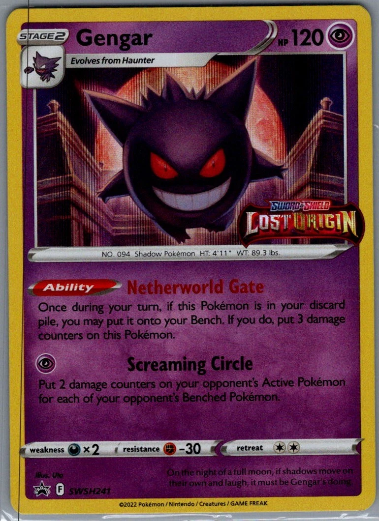 Gengar SWSH241 SWSH: Sword & Shield Promo Cards for sale | eBay
