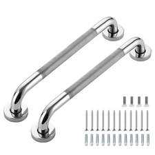 Grab Bars for Shower, 2 Pack 16-Inch Anti Slip Shower Handles for Elderly, Sa...