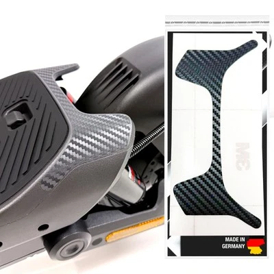 M2MEDIEN Spoiler Aufkleber Carbon Optik geeignet für Segway Ninebot MAX G3 D E-Scooter G3