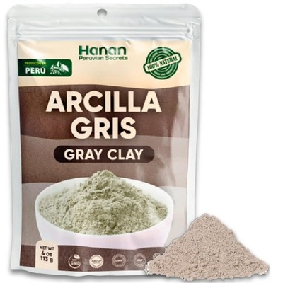 Gray Kaolin Clay Powder Arcilla Gris 100% Natural for Rejuvenation Clay Mask