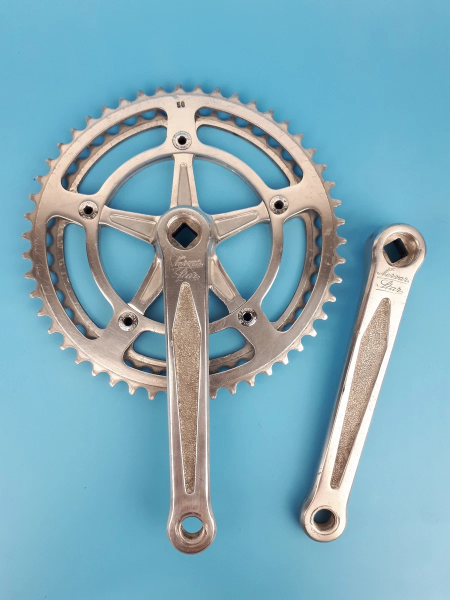 Pédalier Nervar 1976 + Paire de Pédales Résine – Pour vélo vintag