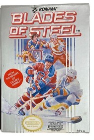 Blades of Steel Nintendo NES Complete In Box VG Condition Authentic With Book