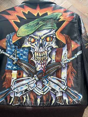 THREEFACE THREE SKULLS 物凄い VIETNAM JACKET 