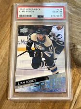 LIAM FOUDY 2020-21 UPPER DECK YOUNG GUNS ROOKIE RC #224 PSA 10 GEM MINT
