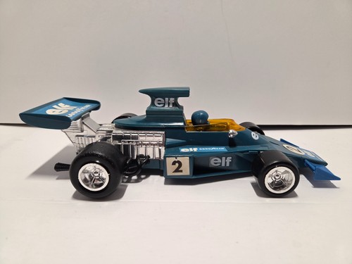 Vintage Elf Tyrrell F1 Racing Blue Plastic Lucky Toys Hong Kong 9" - Picture 3 of 6
