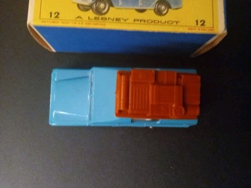 Matchbox #12C Safari Land Rover Blue 1965 VN/Mint In Crisp Original E4 Box - Picture 8 of 14