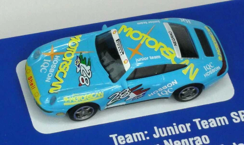 1:87 Porsche 911 Carrera 993 PC 1994 Junior Team Motorscan 28 Negro, euromodelo Foto 2 de 4