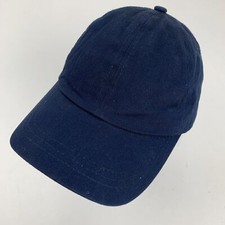 Unbranded Blank Blue Youth Ball Cap Hat Adjustable Baseball